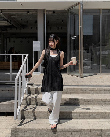 Moun Muffler Bustier One Piece Set